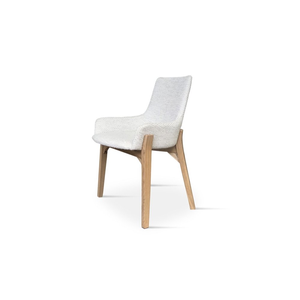 Chaise blanche baquet | L'Empreinte - Chaises