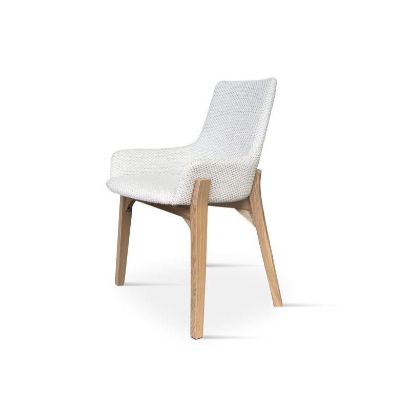 Chaise blanche baquet | L'Empreinte - Chaises