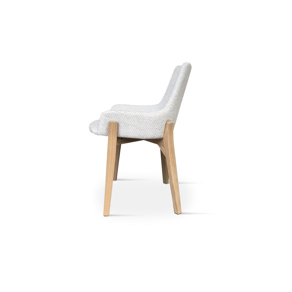 Chaise blanche baquet | L'Empreinte - Chaises