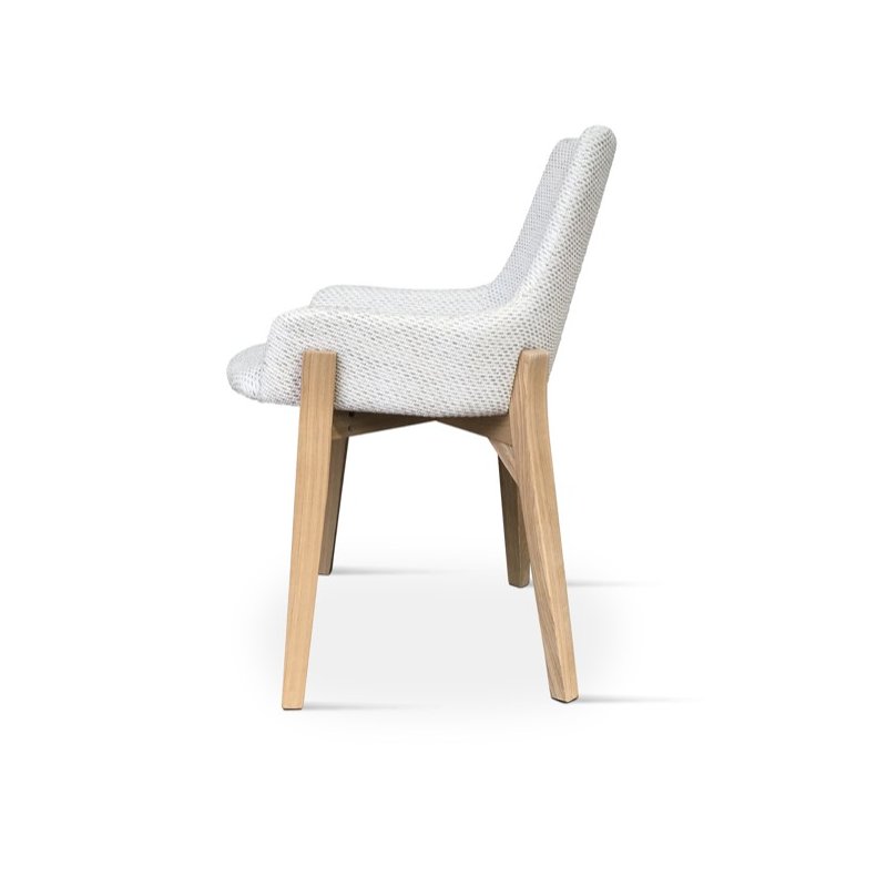 Chaise blanche baquet | L'Empreinte - Chaises