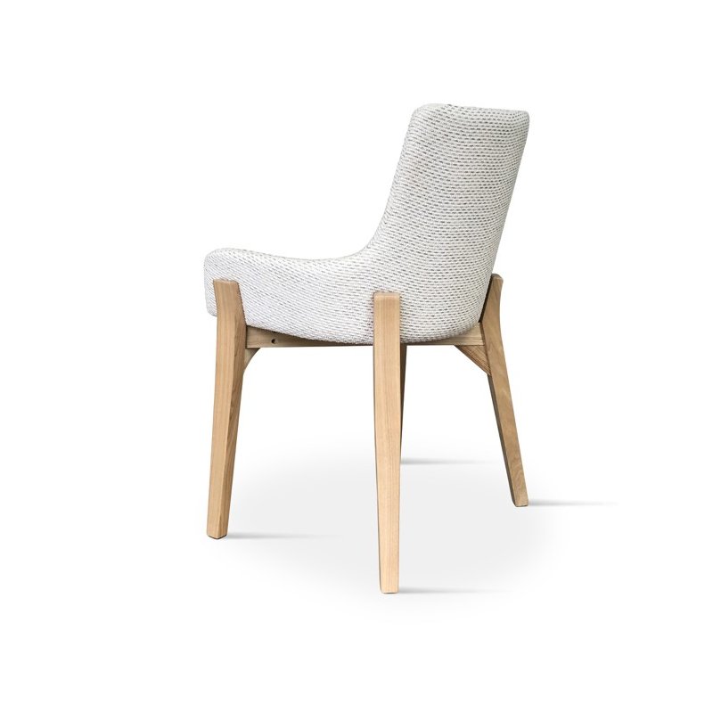 Chaise blanche baquet | L'Empreinte - Chaises