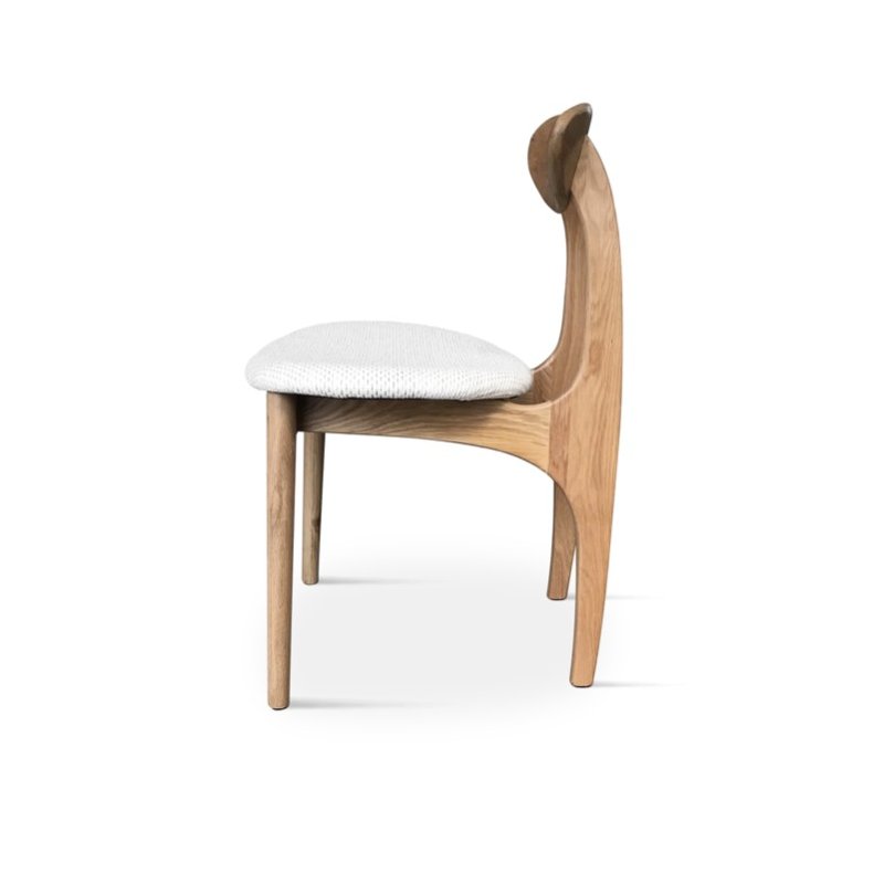 Chaise blanche écolière | L'Empreinte - Chaises