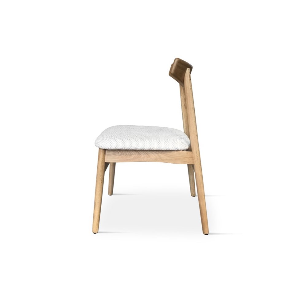 Chaise blanche vico | L'Empreinte - Chaises