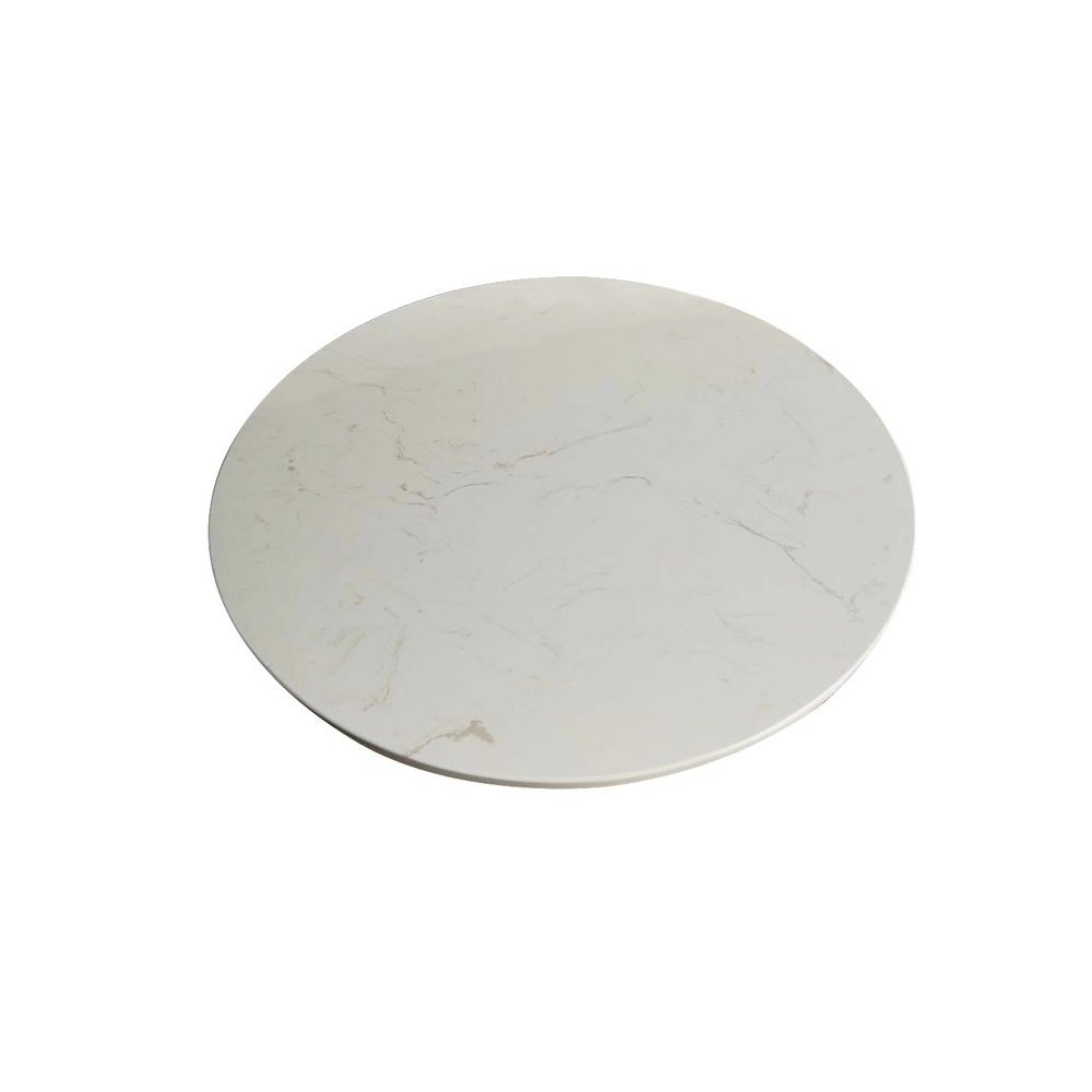 Plateau de table rond marbre artificiel |  - Plateaux de table