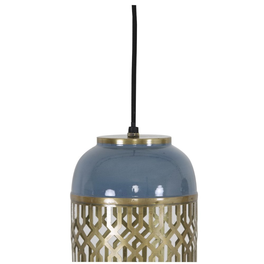 Suspension Hoji bleu acier |  - Luminaires