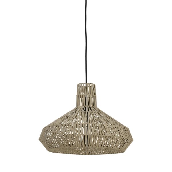 Suspension Mina cuir naturel |  - Luminaires