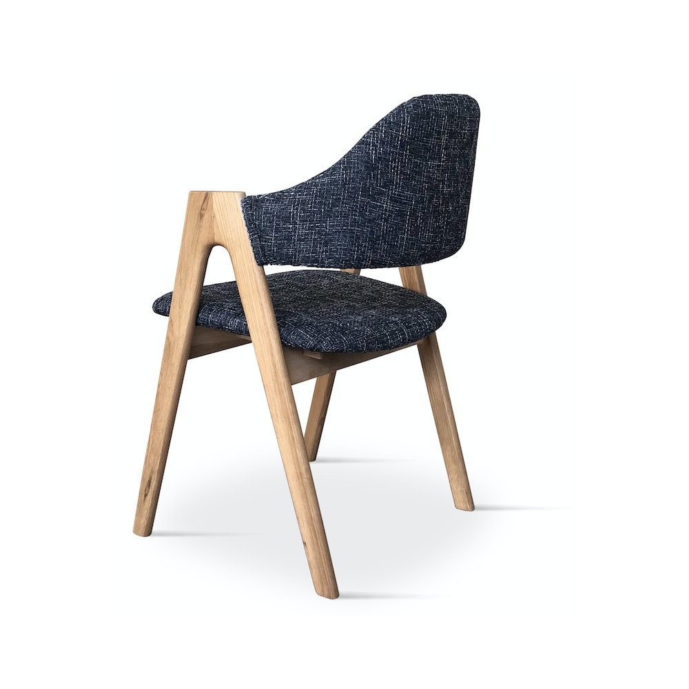 Chaise Grise vice avec accoudoirs | L'Empreinte - Chaises