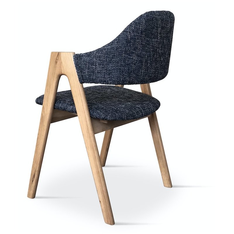 Chaise Grise vice avec accoudoirs | L'Empreinte - Chaises