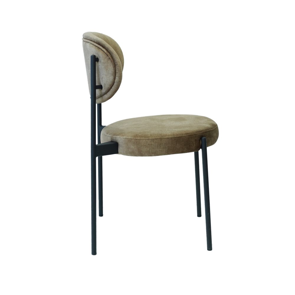 Chaise rebell ronde kaki | L'Empreinte - Chaises