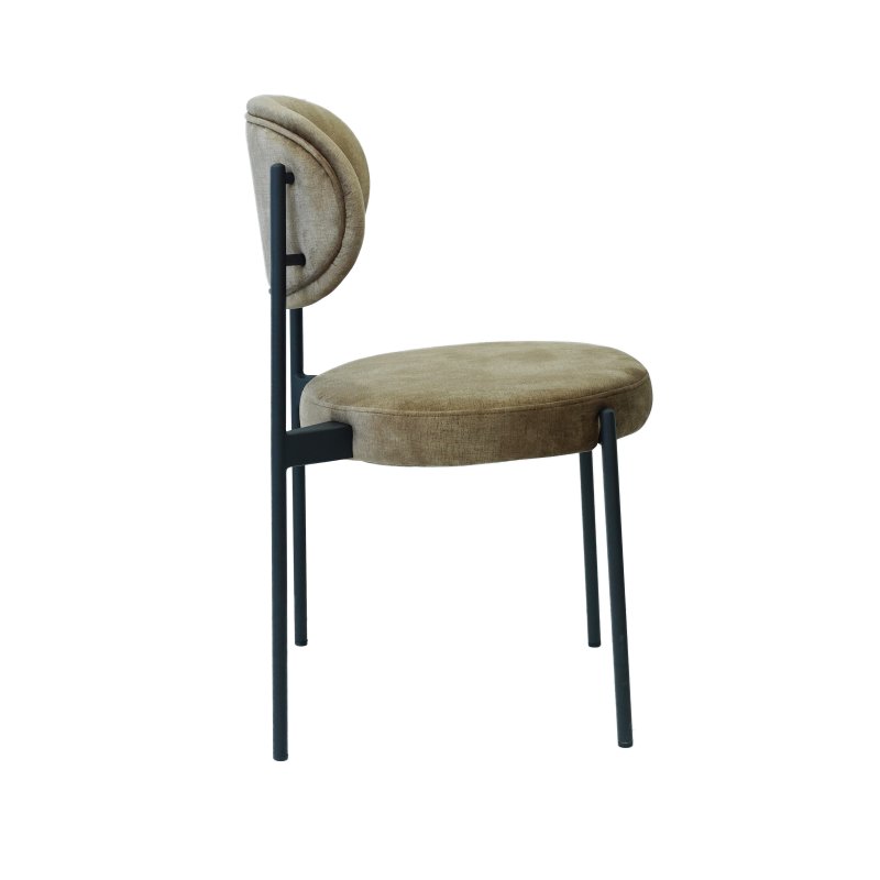 Chaise rebell ronde kaki | L'Empreinte - Chaises