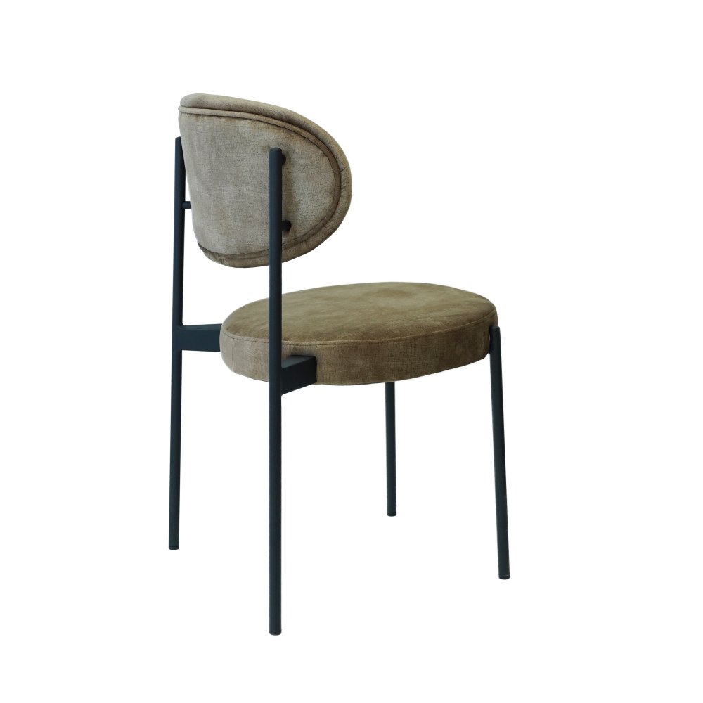 Chaise rebell ronde kaki | L'Empreinte - Chaises