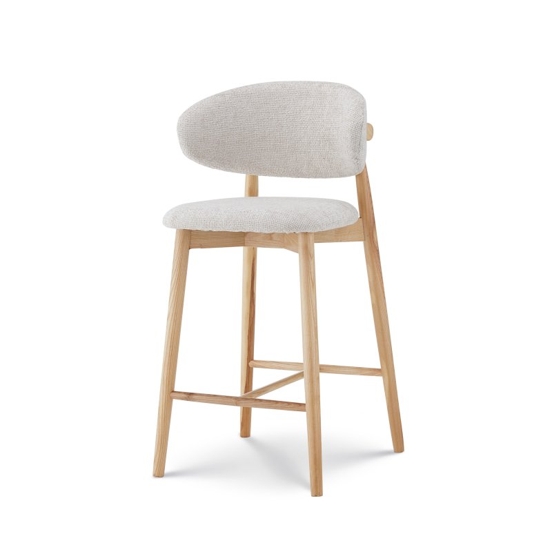 Tabouret Jaspe Naturel & White | L'Empreinte - Boutique