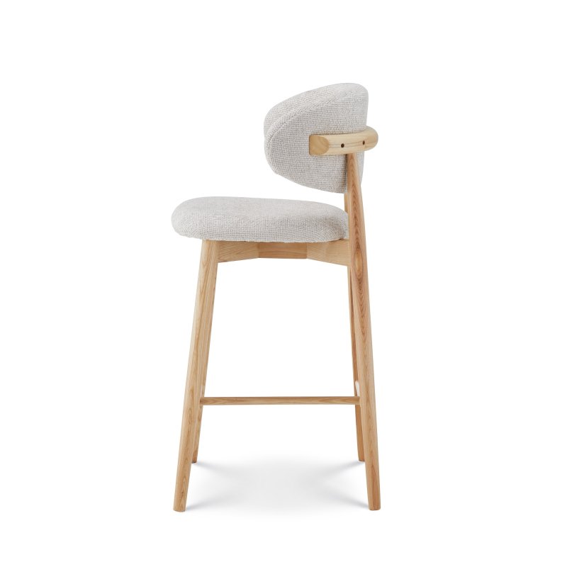 Tabouret Jaspe Naturel & White | L'Empreinte - Boutique