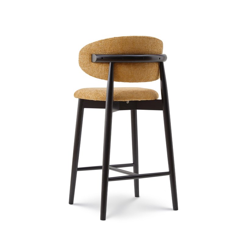 Tabouret Jaspe Black & Yellow | L'Empreinte - Boutique