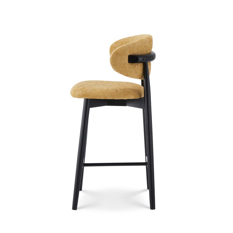 Tabouret Jaspe Black & Yellow | L'Empreinte - Boutique
