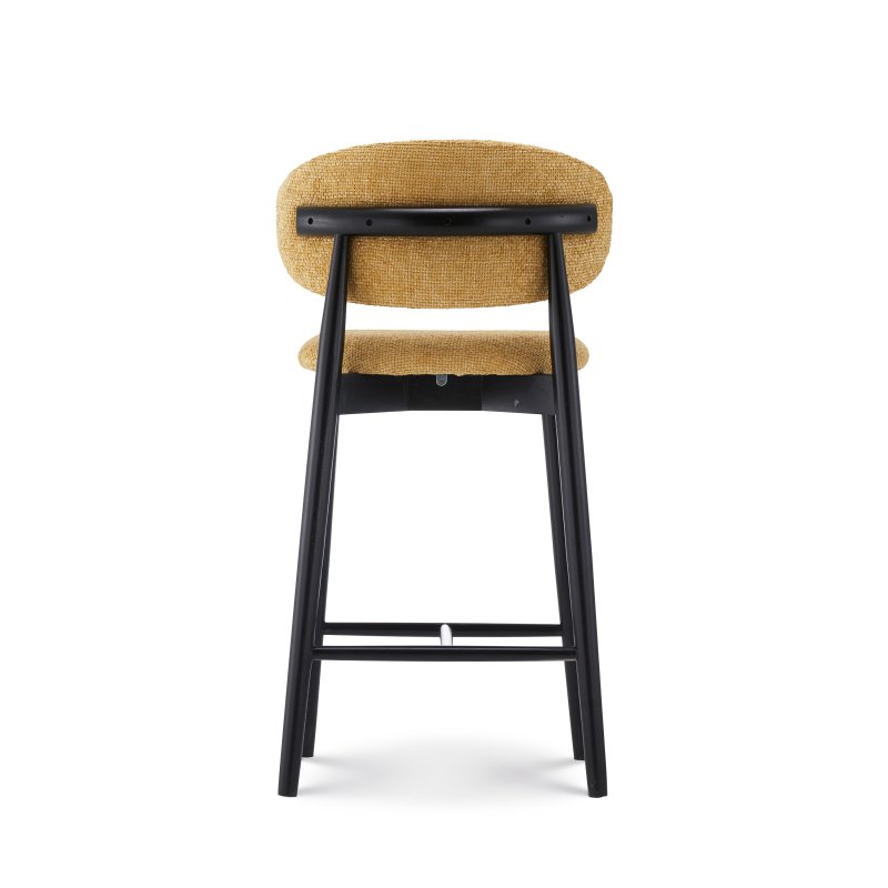 Tabouret Jaspe Black & Yellow | L'Empreinte - Boutique