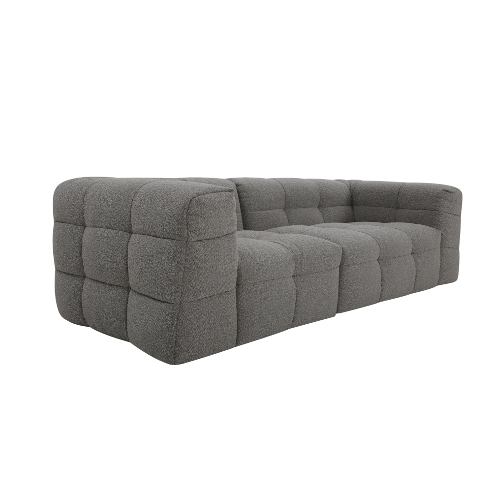 Canapé ASTANA bouclette taupe | L'Empreinte - Canapés