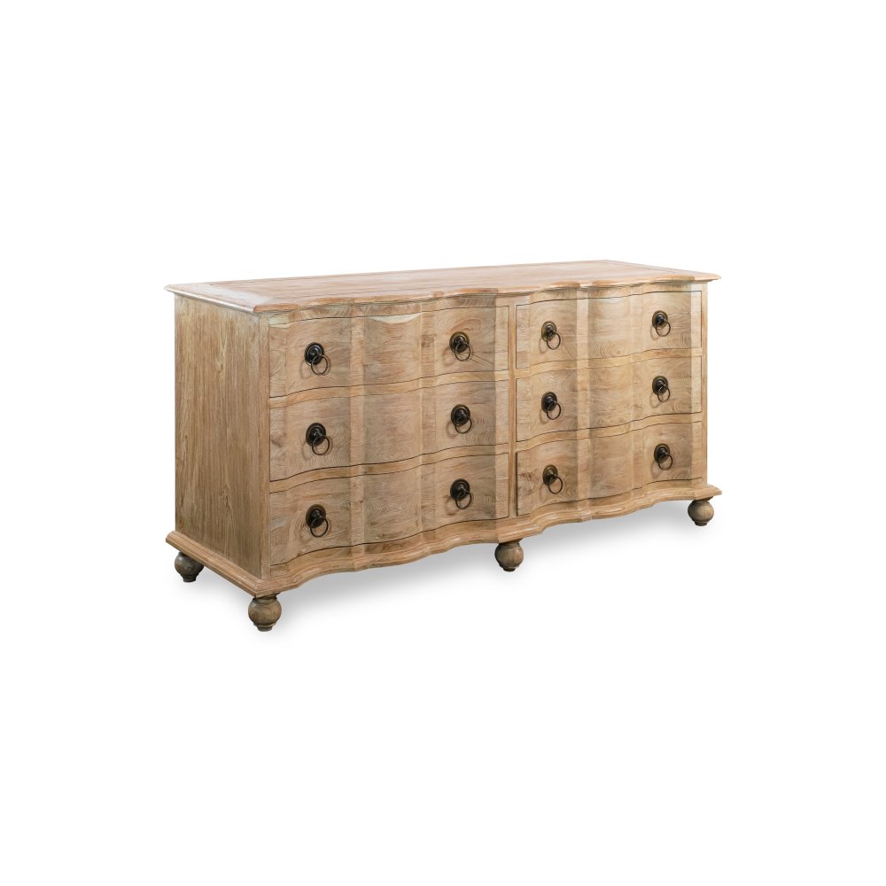 Commode Arbalette en vieux teck |  - Commodes