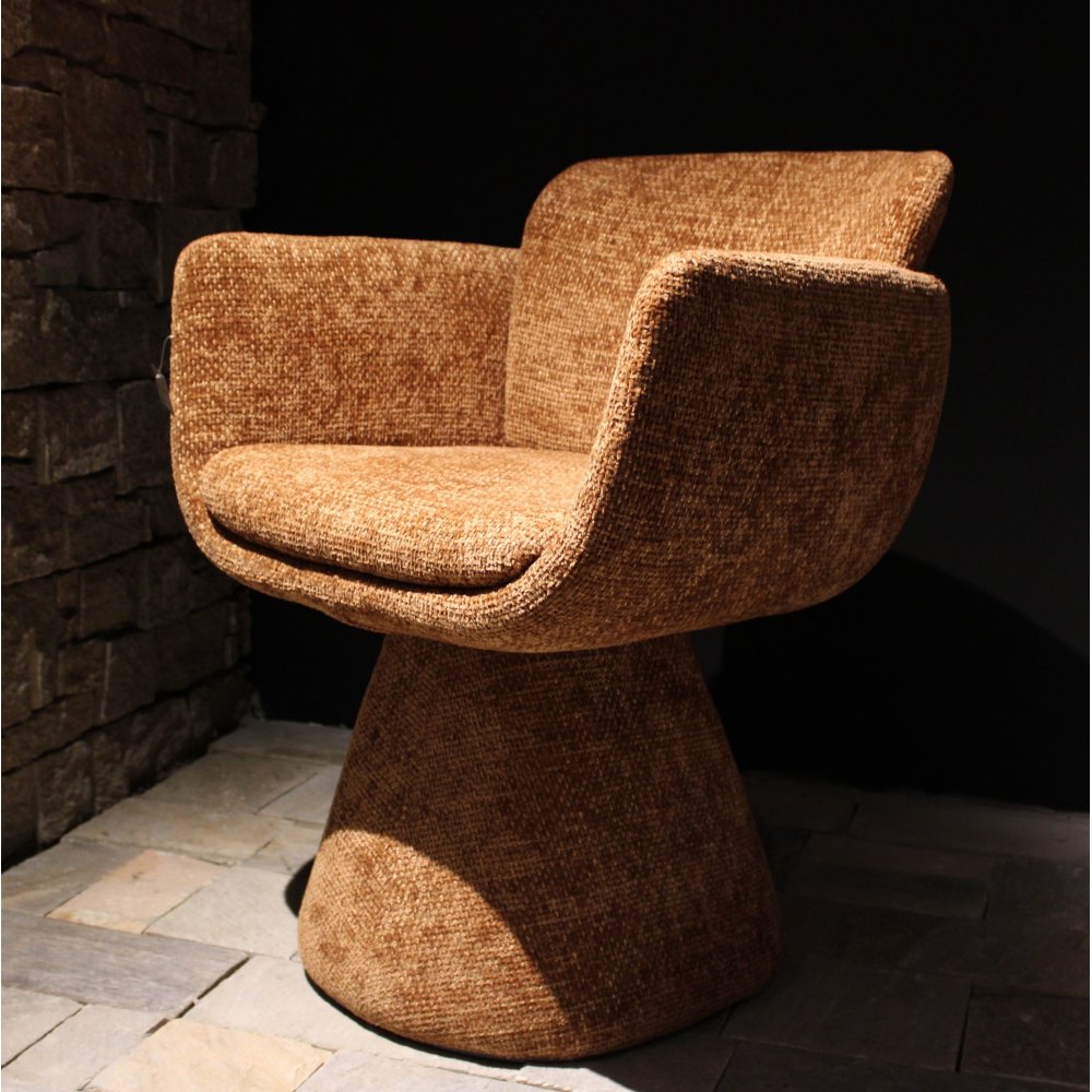 Fauteuil Pivotaznt Lexi Ambre | L'Empreinte - Chaises