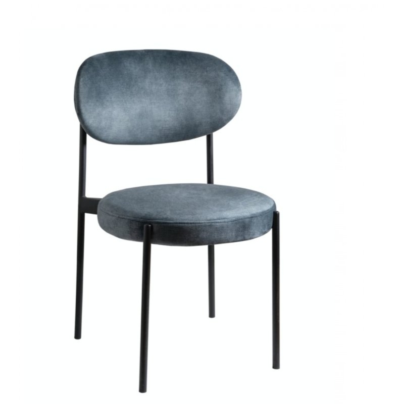 Chaise rebell ronde bleu | L'Empreinte - Chaises