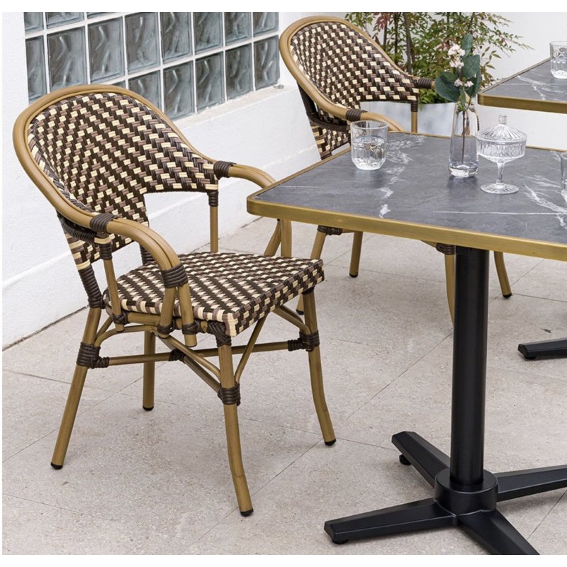 Fauteuil Roma marron |  - Fauteuils