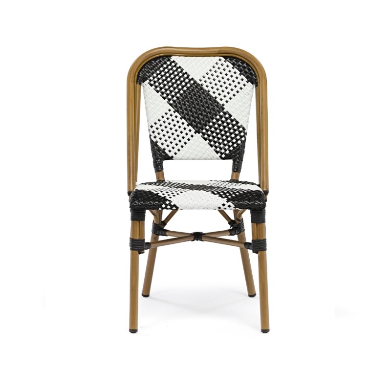 Chaise Ena noire/blanche