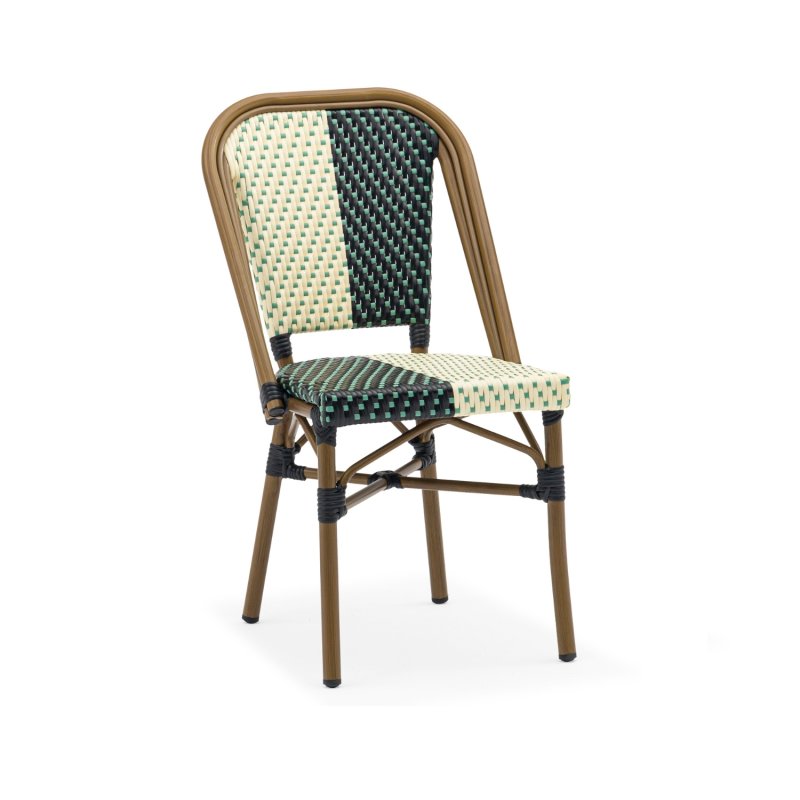 Chaise Ena crème/noire