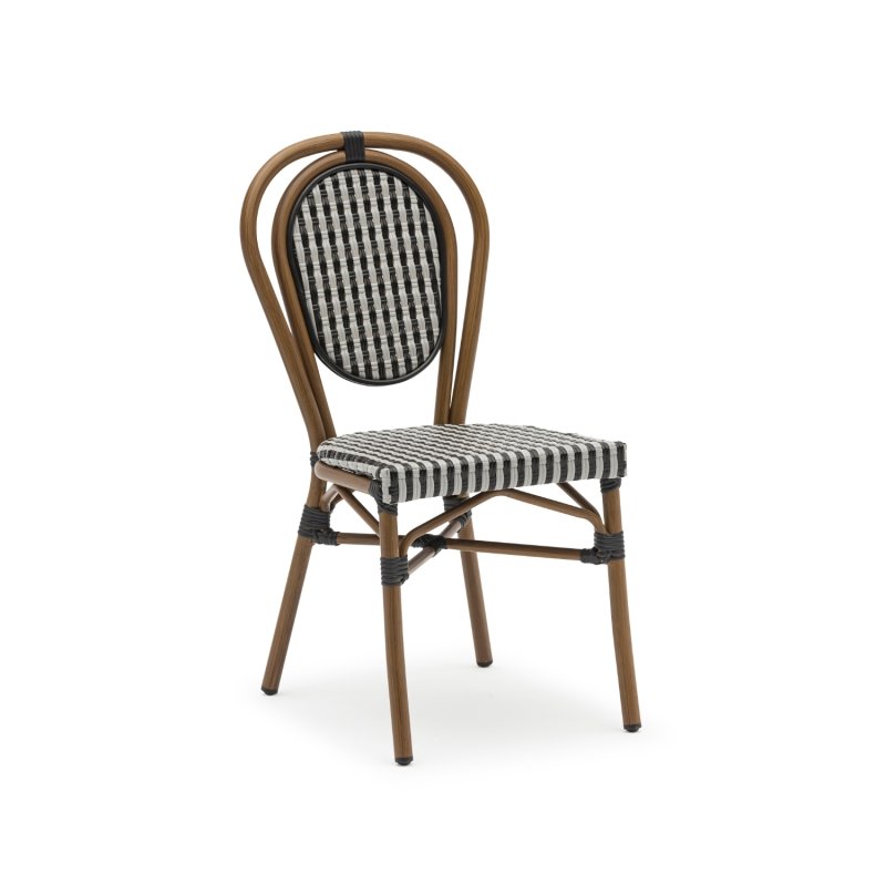 Chaise Esme noire/blanche