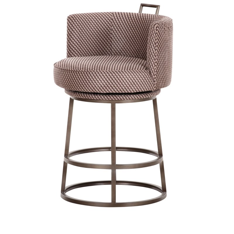 Tabouret Dana imprimé black brown | L'Empreinte - Tabourets
