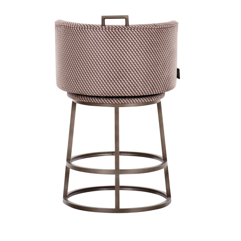 Tabouret Dana imprimé black brown | L'Empreinte - Tabourets