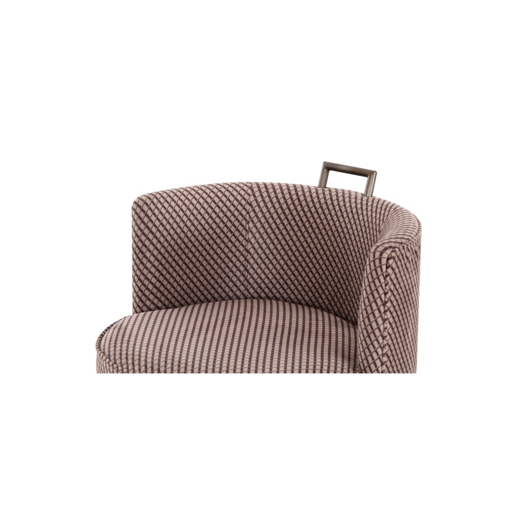 Tabouret Dana imprimé black brown | L'Empreinte - Tabourets