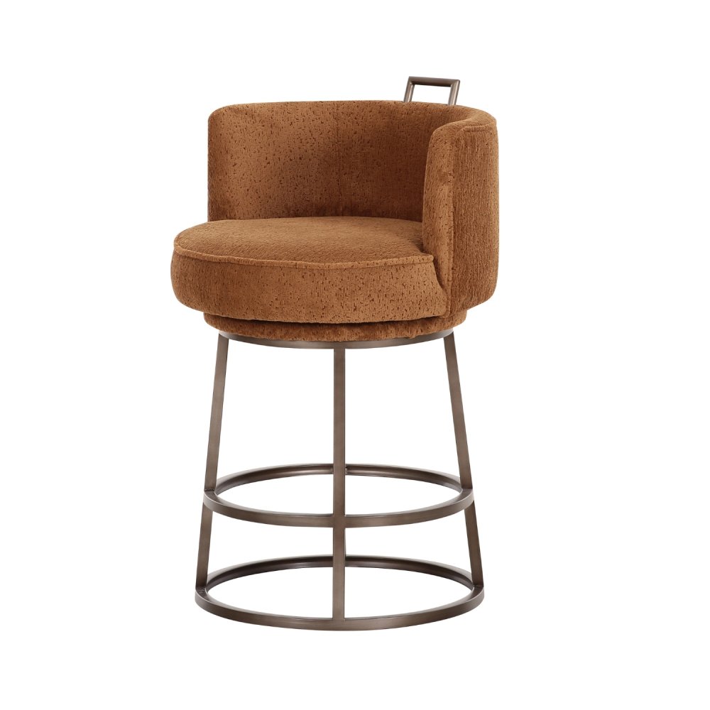 Tabouret Dana camel | L'Empreinte - Tabourets