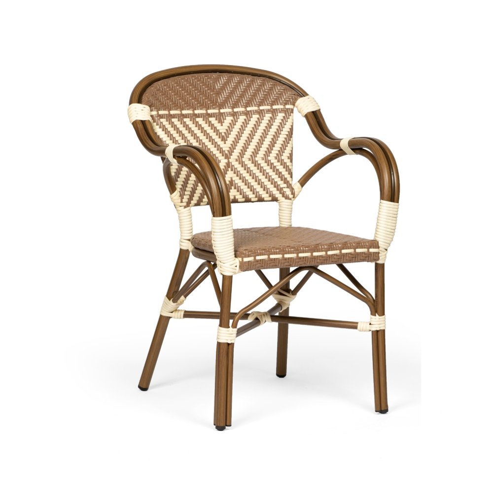 Fauteuil Perla marron |  - Fauteuils