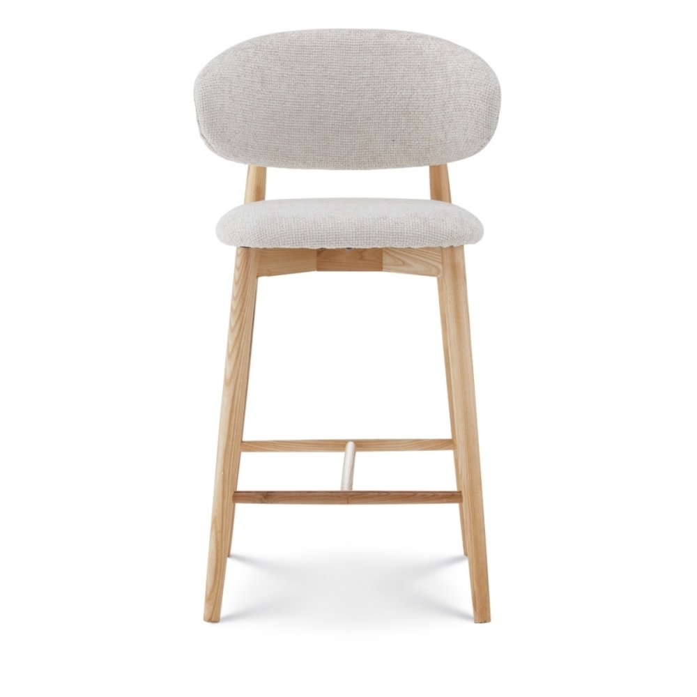 Tabouret Jaspe Naturel & White | L'Empreinte - Boutique