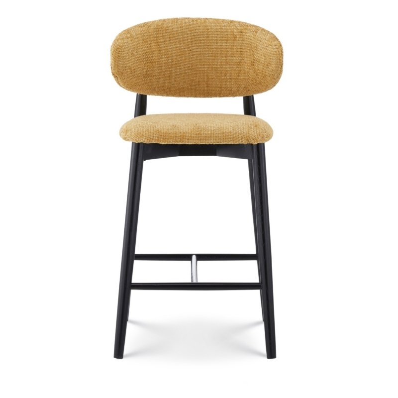 Tabouret Jaspe Black & Yellow | L'Empreinte - Boutique