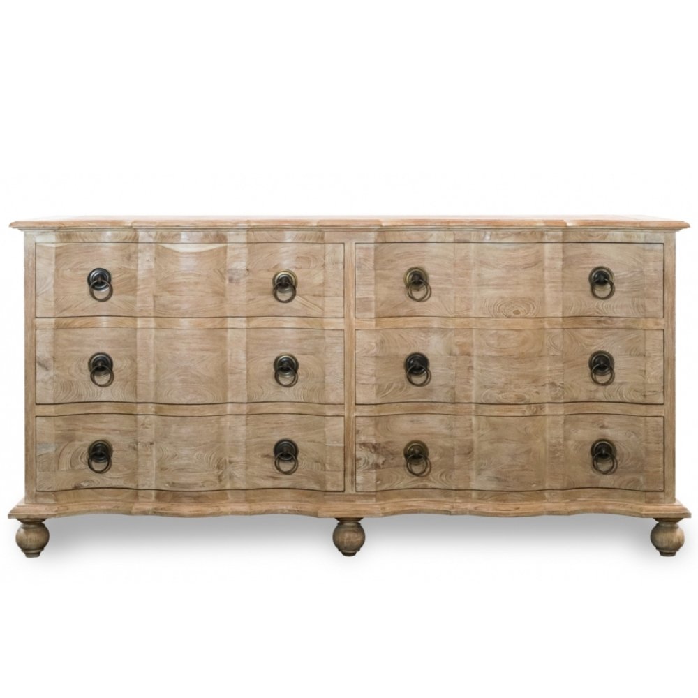 Commode Arbalette en vieux teck |  - Commodes