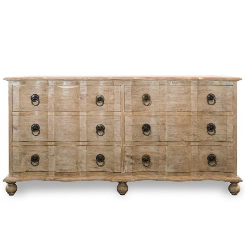 Commode Arbalette en vieux teck |  - Commodes