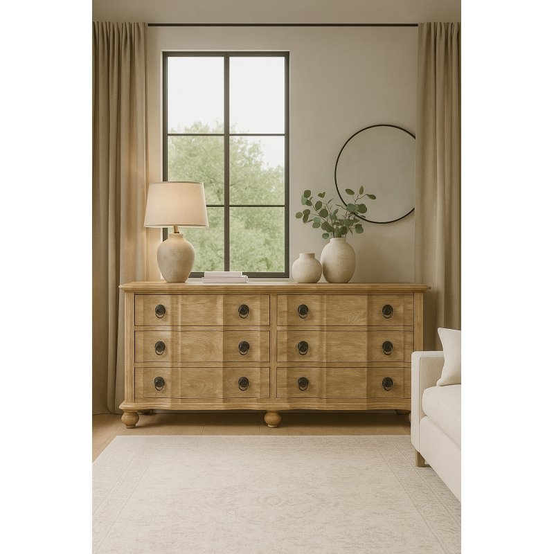 Commode Arbalette en vieux teck