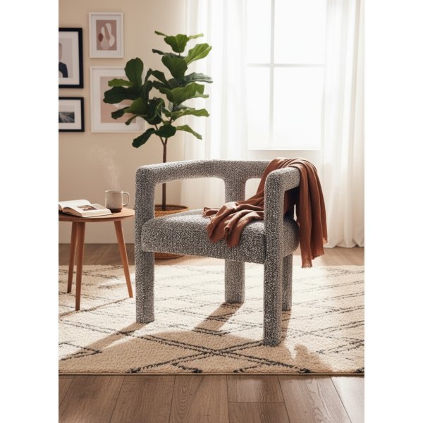 Chaise Liam Bouclette Chiné | L'Empreinte - Chaises