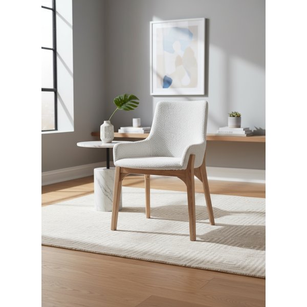 Chaise blanche baquet | L'Empreinte - Chaises