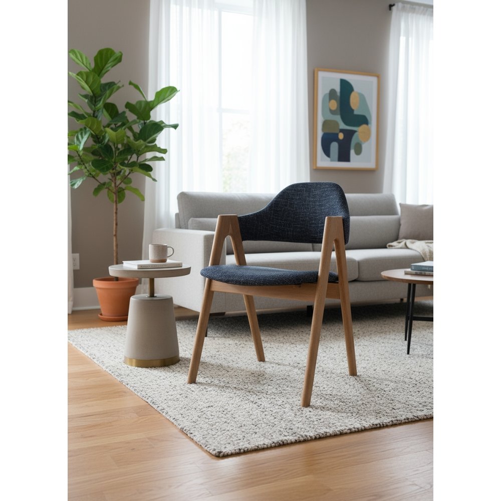Chaise Grise vice avec accoudoirs | L'Empreinte - Chaises