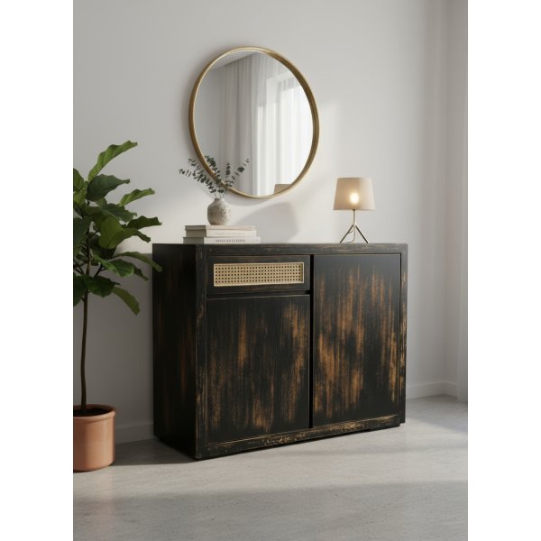 Buffet Mana Black Antique | L'Empreinte - Buffets