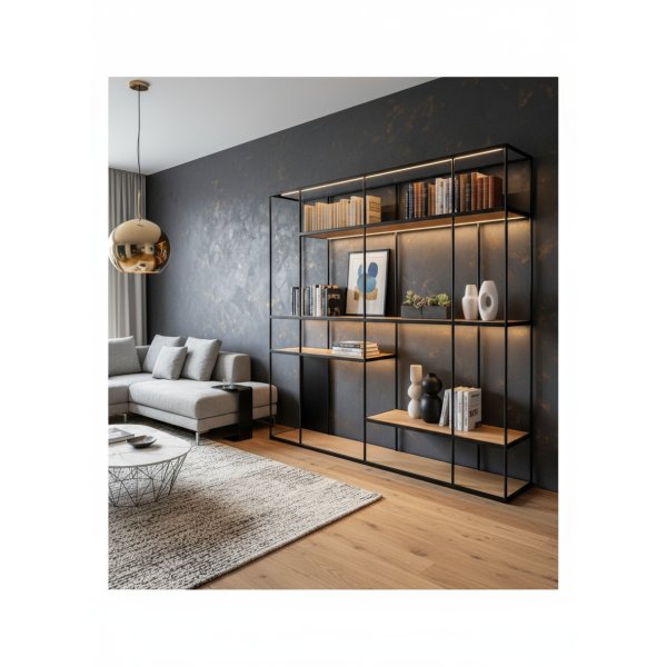 Bibliothèque Alcatraz XXL black | L'Empreinte - Bibliothèques