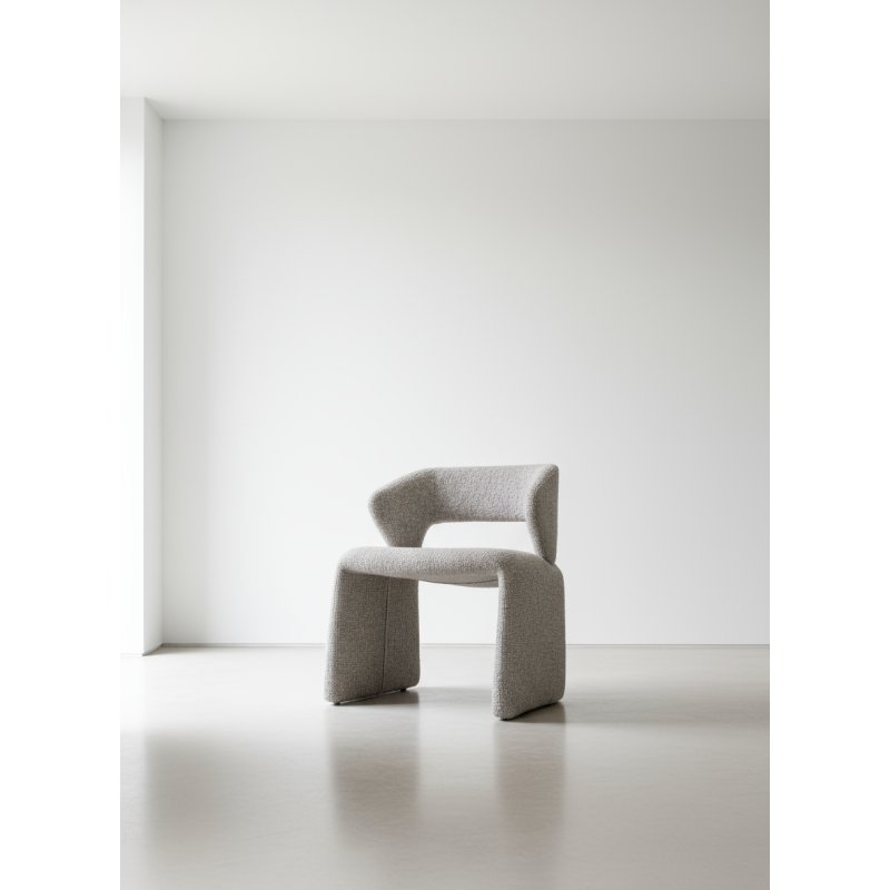 Chaise Roma Tissus Bouclette