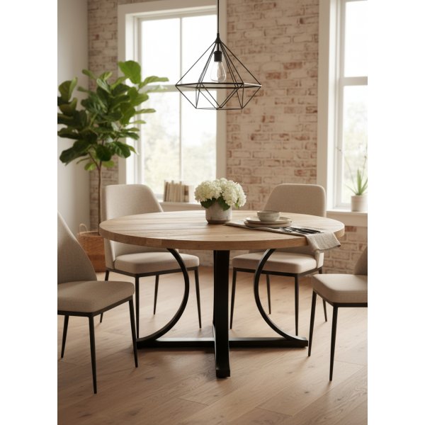 Table à manger ronde Arya | L'Empreinte - Tables à manger