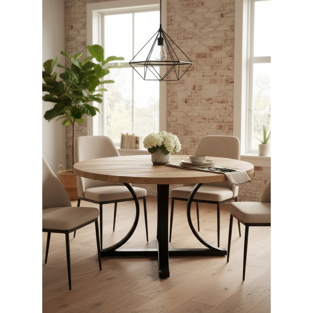 Table à manger ronde Arya | L'Empreinte - Tables à manger