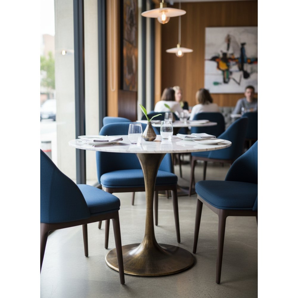 Pied tulipe bronze | L'Empreinte - Pieds de table