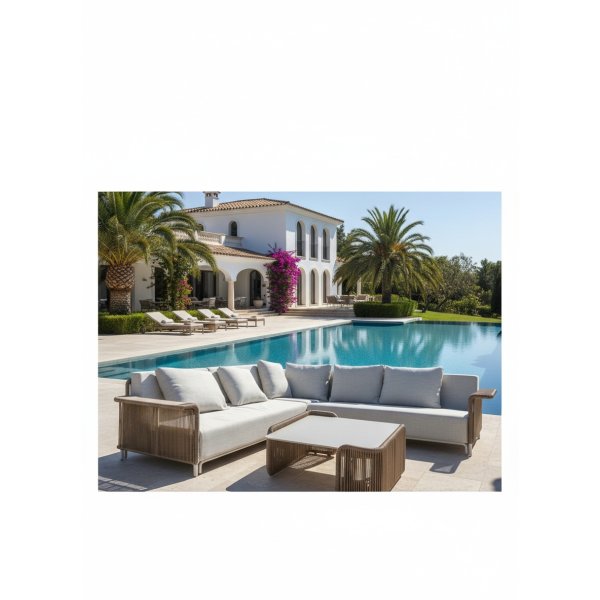 Salon angle Maui | L'Empreinte - Salon complet