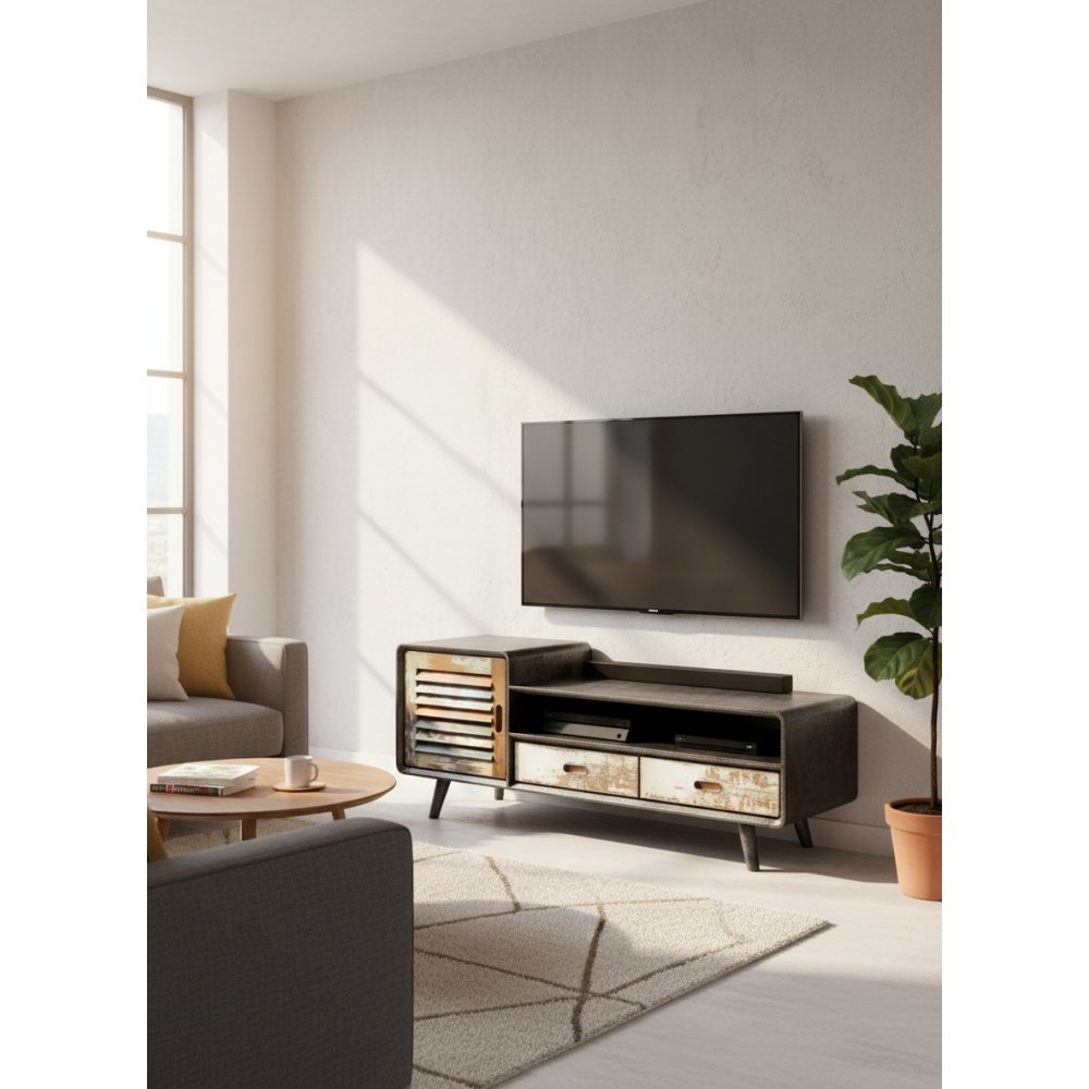 Meuble tv Manille | L'Empreinte - Meubles Multimédia