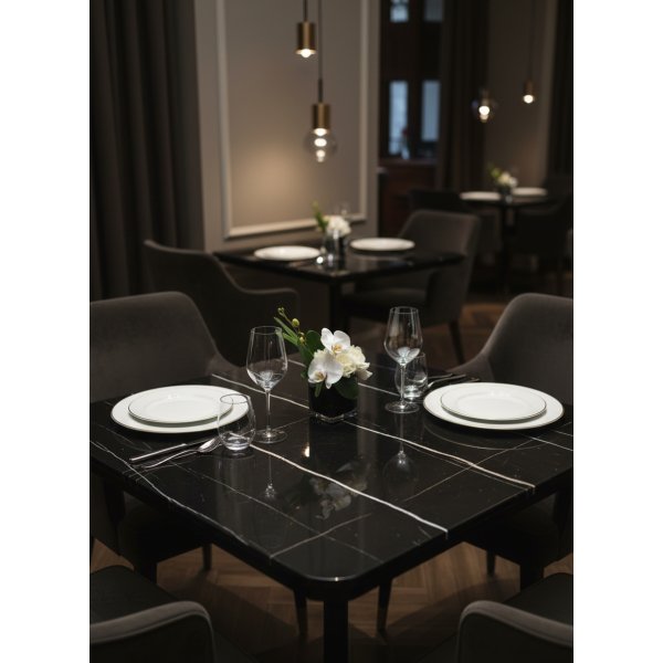 Plateau de table Matt Lauren Black |  - Plateaux de table